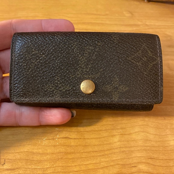 Louis Vuitton Monogram 4 Key Card Holder FL0092 - Picture 1 of 13